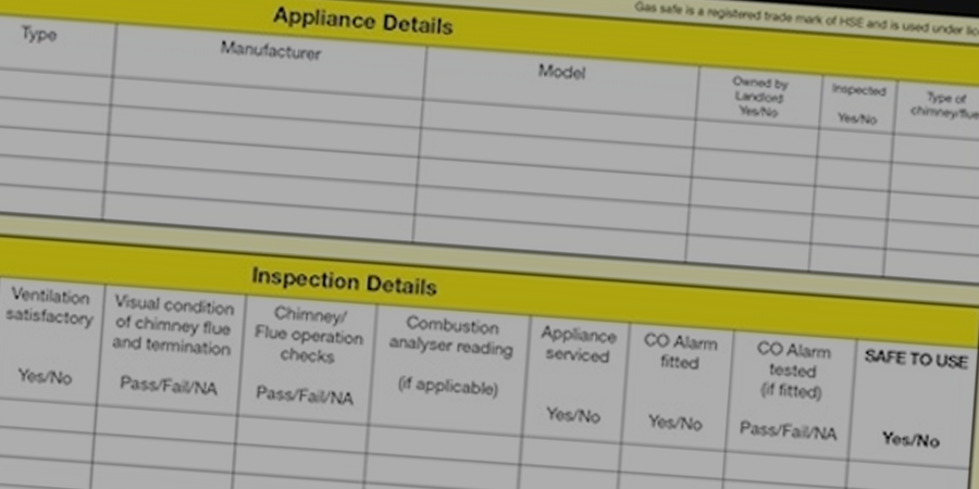 gas safety certificate